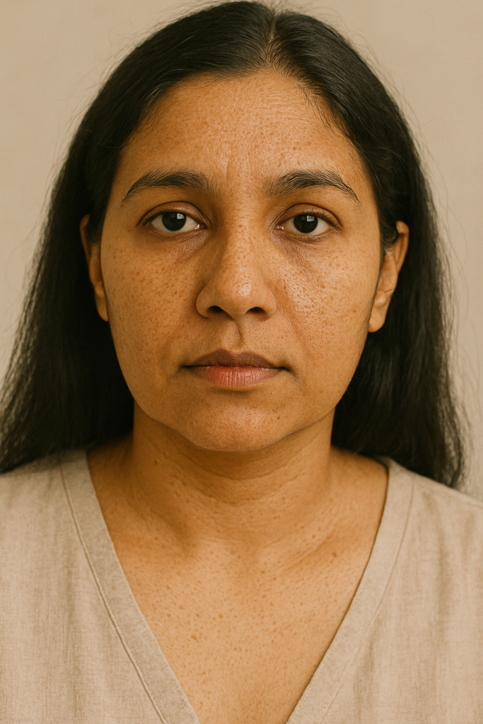 open pores on face