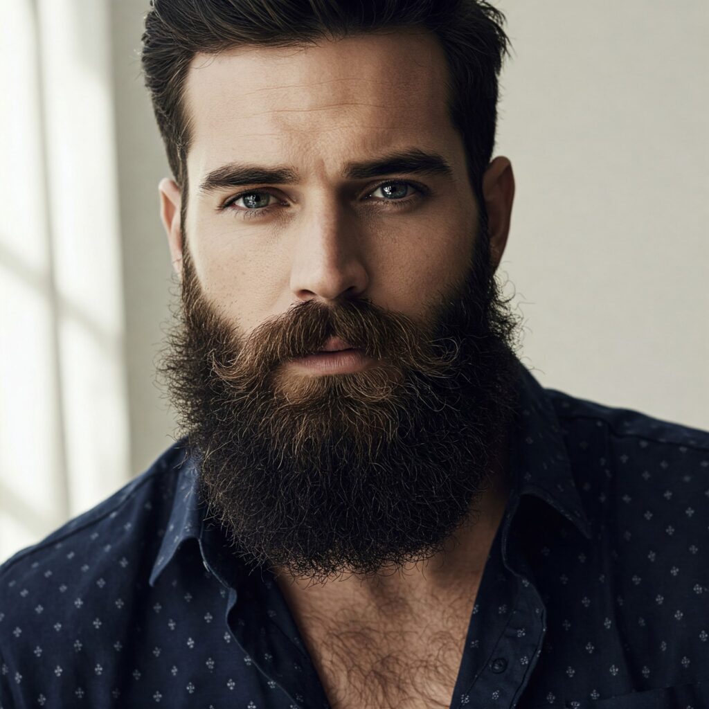 dense beard