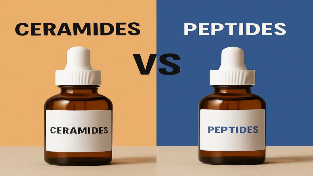 ceramides vs peptides
